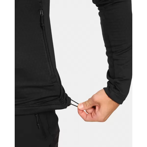  Fleece-Sweatshirt für Herren KILPI ERIN-M ZM0206KI SCHWARZ 