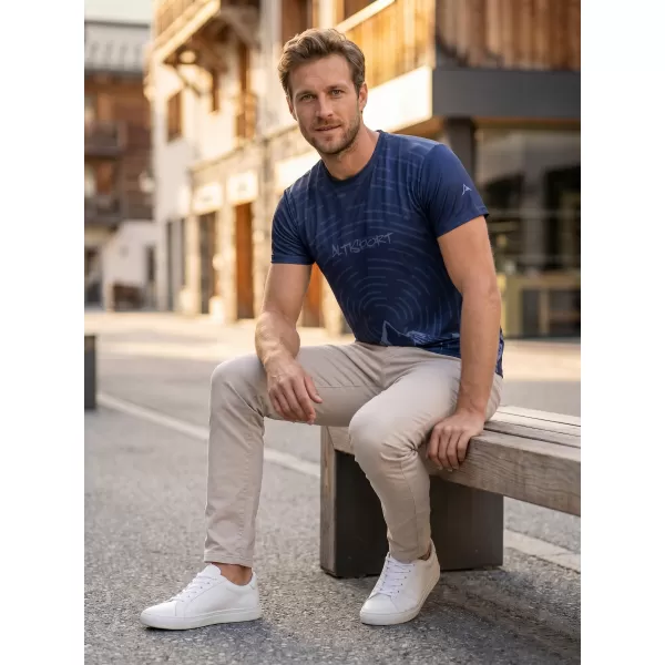  Herren Freizeithemd Premium ALTISPORT VOJ/ALM121TR06 MARINEBLAU 