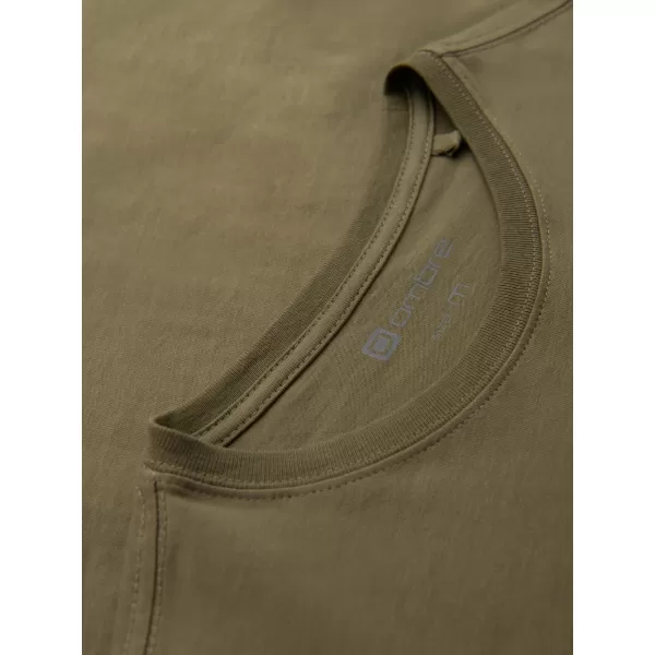  Hemd OMBRE OM-LSPT-0131 OLIVE 
