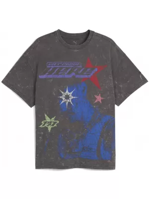 Hemd PUMA LAMELO STAR VISION GRAPHIC TEE 63243801 NITRATE GRAU