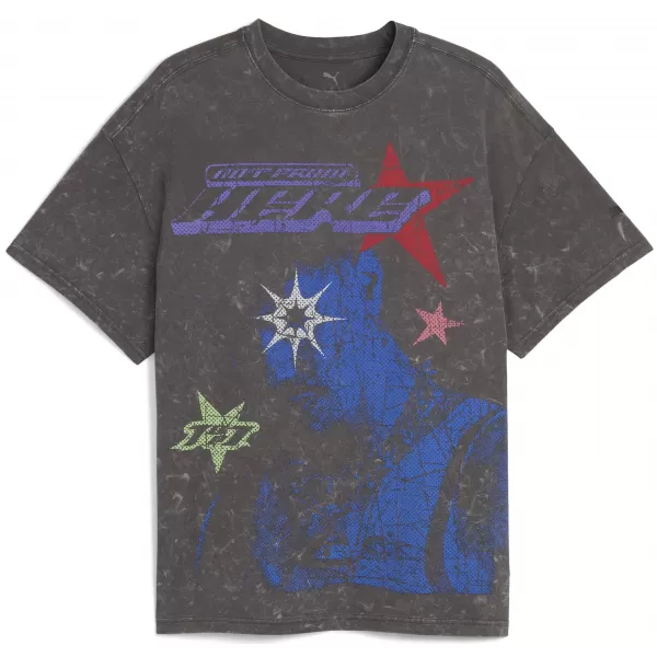  Hemd PUMA LAMELO STAR VISION GRAPHIC TEE 63243801 NITRATE GRAU 