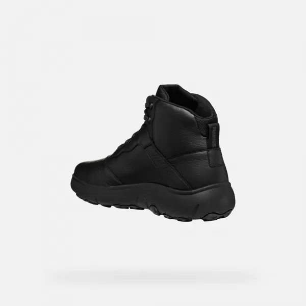  Herren-Stiefeletten GEOX NEBULA + GRIP AB G006828 SCHWARZ 