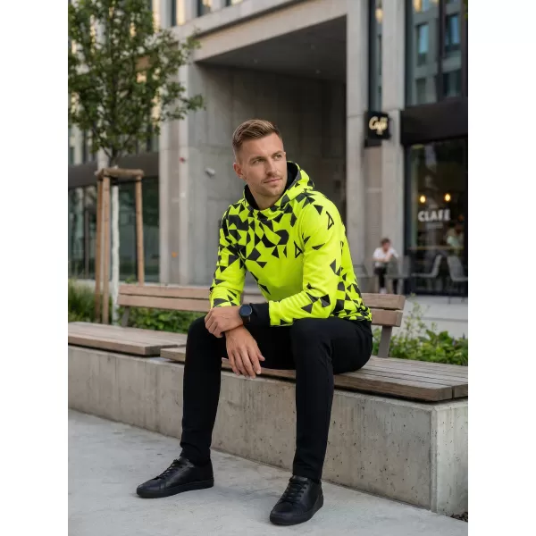 Hochwertiges Funktions-Sweatshirt für Herren ALTISPORT VOJ/ALM108MI01 NEONGELB 