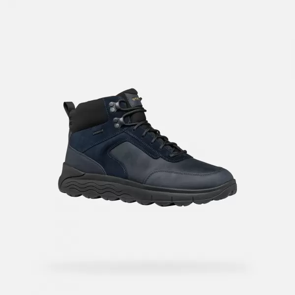  Herren-Stiefeletten GEOX SPHERICA 4X4 ABX G006729 DUNKELBLAU 