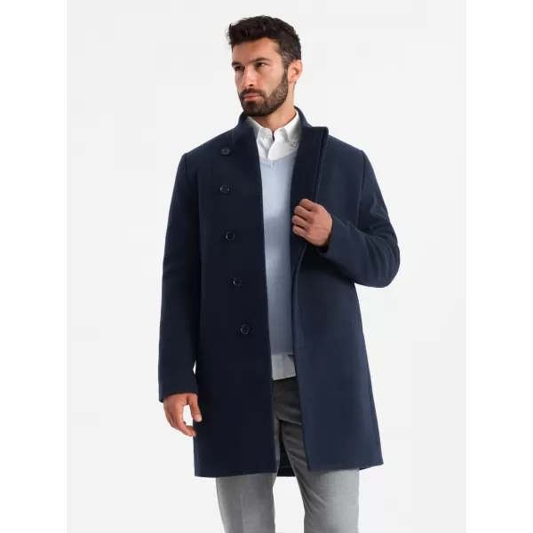  Männlicher Mantel OMBRE OM-COWC-0141 MARINEBLAU 