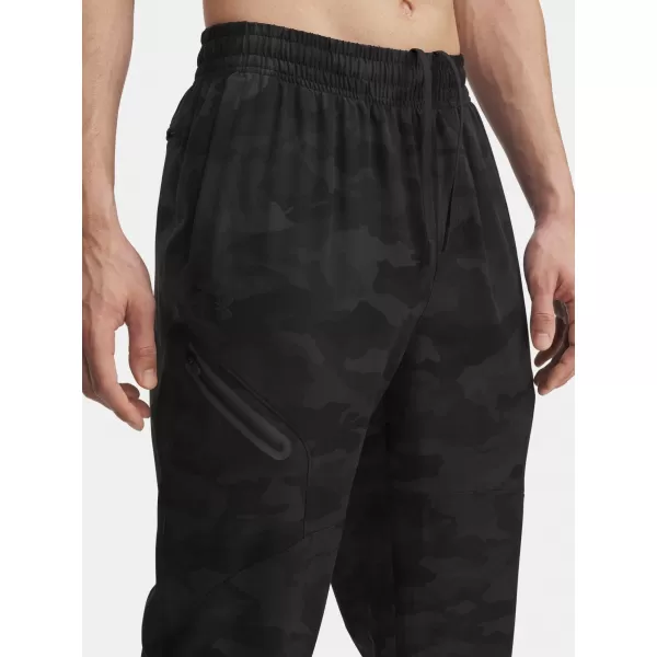  Herren-Jogginghose UNDER ARMOUR UA UNSTOPPABLE WOVEN JOGGER 1388823-005 SCHWARZ 