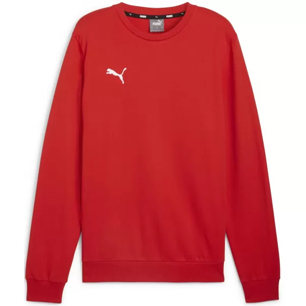  Herren -Sweatshirt PUMA TEAMGOAL CASUALS CREW NECK S 658592_01 PUMA ROT/PUMA WEIß 
