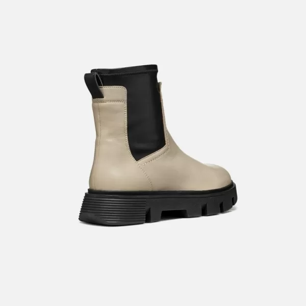  Damen-Schnürschuhe GEOX VILDE CREMIG 