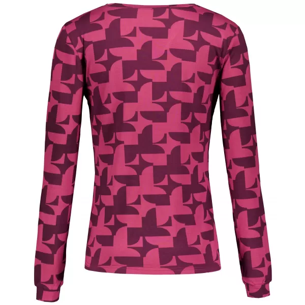  Damen-T-Shirt ALTISPORT GINA BURGUND 