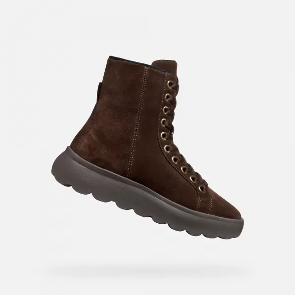  Damenschuhe GEOX SPHERICA EC4.1 G009293 DUNKELBRAUN 