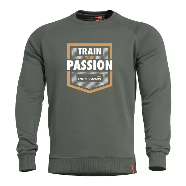  Sweatshirt PENTAGON HAWK SWEATER K09019-TP06 TARNGRÜN 