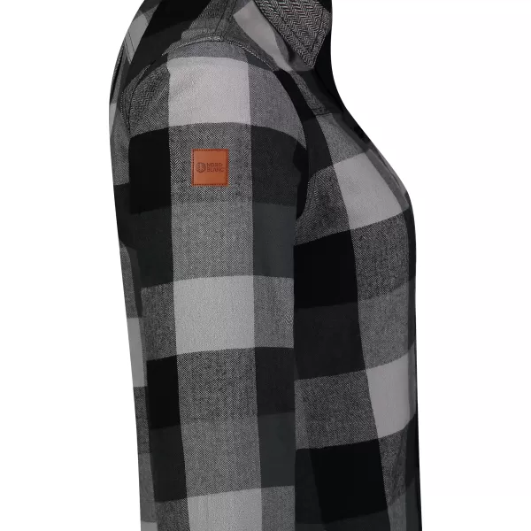  Frauenflanellhemd NORDBLANC HALCYON NBSSL8244 SCHWARZ 