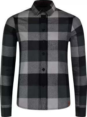 Frauenflanellhemd NORDBLANC HALCYON NBSSL8244 SCHWARZ