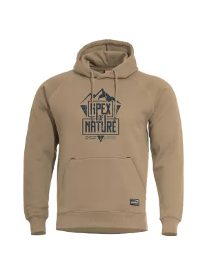Sweatshirt PENTAGON PHAETON HOOD SWEATER APEX OF NATURE K09021 HELLBRAUN