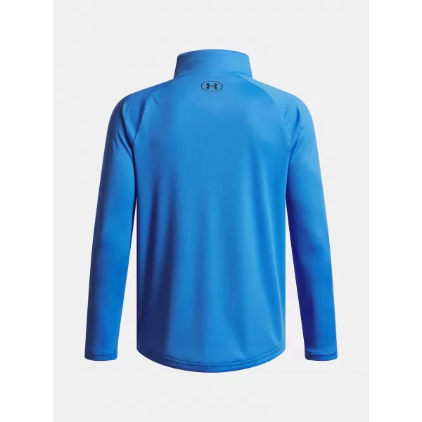  T-Shirt für Jungen UNDER ARMOUR UA TECH 2.0 1/2 ZIP 1363286-402 BLAU 