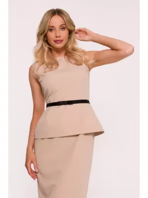 Kleid STYLOVE S427 BEIGE