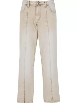 Jeans URBAN CLASSICS TB7605 WEIß SCHMUTZIG GEWASCHEN