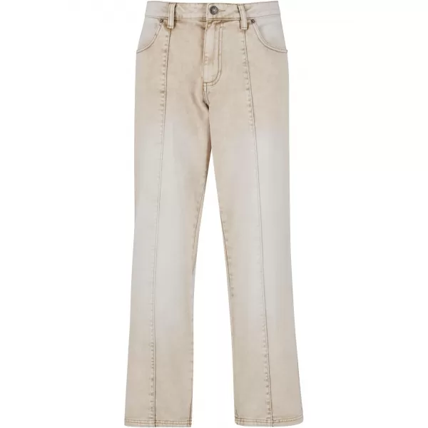  Jeans URBAN CLASSICS TB7605 WEIß SCHMUTZIG GEWASCHEN 