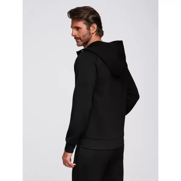  Herren-Sweatshirt OMBRE OM-SSZP-0216 SCHWARZ 