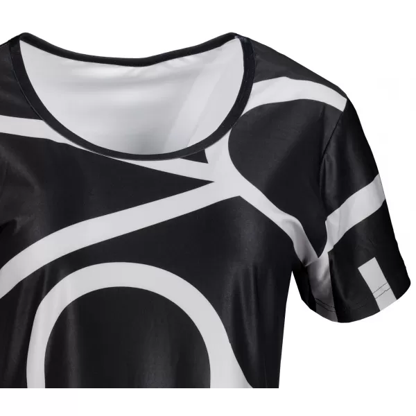  Damen erweitert T -Shirt Premium ALTISPORT VOJ/ALW085SAT02 SCHWARZ 