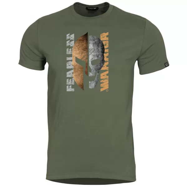  T-Shirt PENTAGON AGERON FEARLESS K09012 OLIVGRÜN 