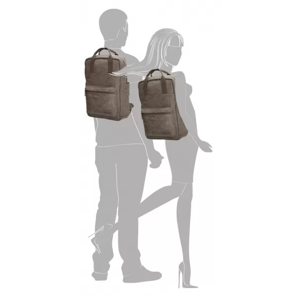  Rucksack ENRICO BENETTI ROTTERDAM 13 NOTEBOOK BACKPACK MITTLERES TAUPE 