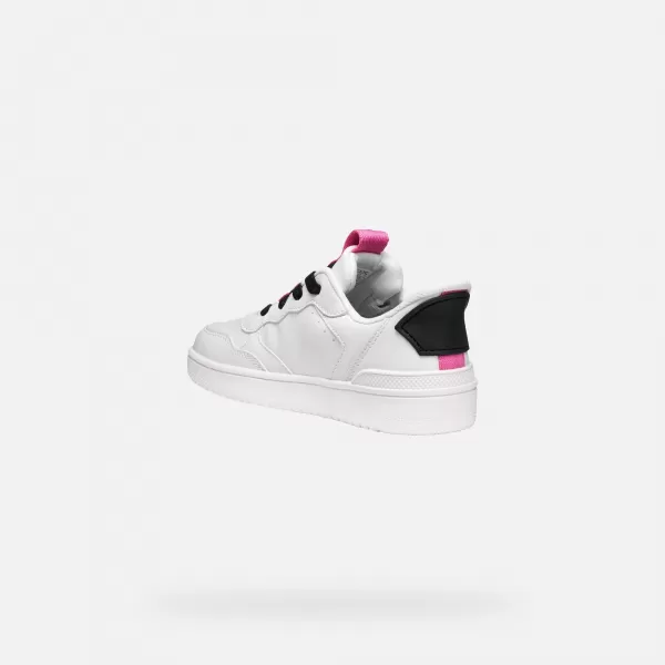  Mädchen-Sneaker GEOX WASHIBA FAST IN J56NSA05415C0563 WEIß 