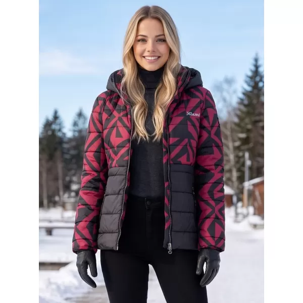  Damenjacke KIXMI VERONICA SCHWARZ/BURGUND 