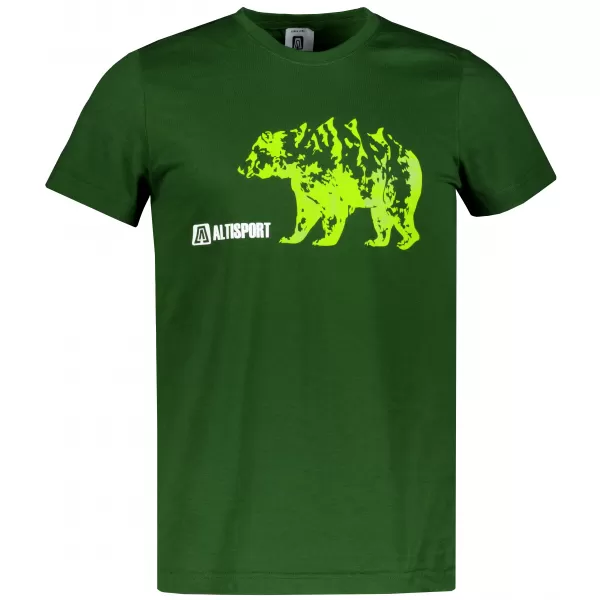  Herren t -Shirt mit kurzen Ärmeln ALTISPORT ALM193129 FLASCHE 