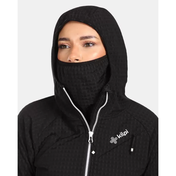  Fleece-Sweatshirt für Damen KILPI FRENSIS-W ZL0203KI SCHWARZ 