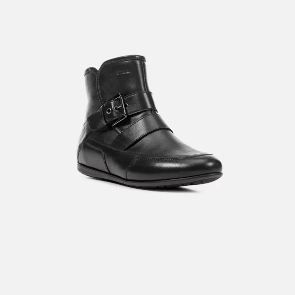  Damen-Schnürschuhe GEOX NEW MOENA SCHWARZ 