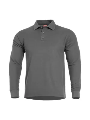 T-Shirt PENTAGON ANIKETOS LONG POLO K09013 WOLF/GRAU
