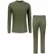 Herren-Thermoset ALTISPORT GAIN KHAKI/SCHWARZ