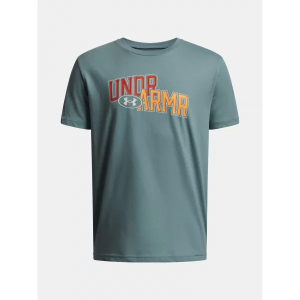  T-Shirt für Jungen UNDER ARMOUR UA OVERLAY WM SS 6005069-323 GRÜN 