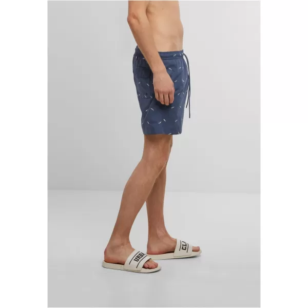  Badeshorts URBAN CLASSICS TB2680 VINTAGE BLUE/FROST MINT 