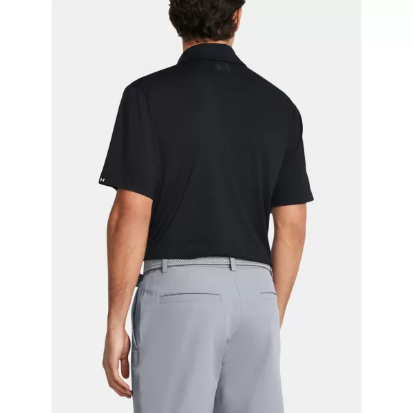  Herren-T-Shirt UNDER ARMOUR UA T2G POLO LB 1383255-001 SCHWARZ 