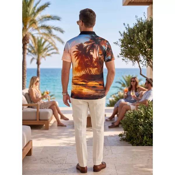  Herren-Funktions-T-Shirt mit Premium-Kragen ALTISPORT VOJ/ALM116TR05 PALMEN 