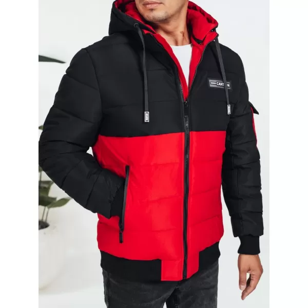  Jacke DSTREET TX5052 SCHWARZ/ROT 