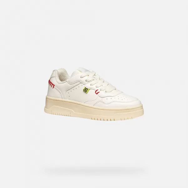  Mädchen-Sneaker GEOX LESTRELLA J56NLC000BCC1000 CREMIG 