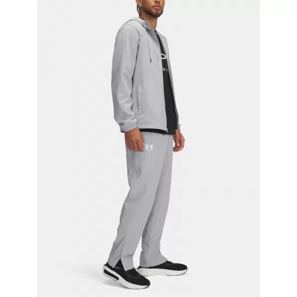  Sporthose für Herren UNDER ARMOUR UA RIVAL WVN WINDBREAKER PN 1390150-011 GRAU 