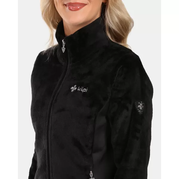  Fleece-Sweatshirt für Damen KILPI SKATHI-W ZL0206KI SCHWARZ 