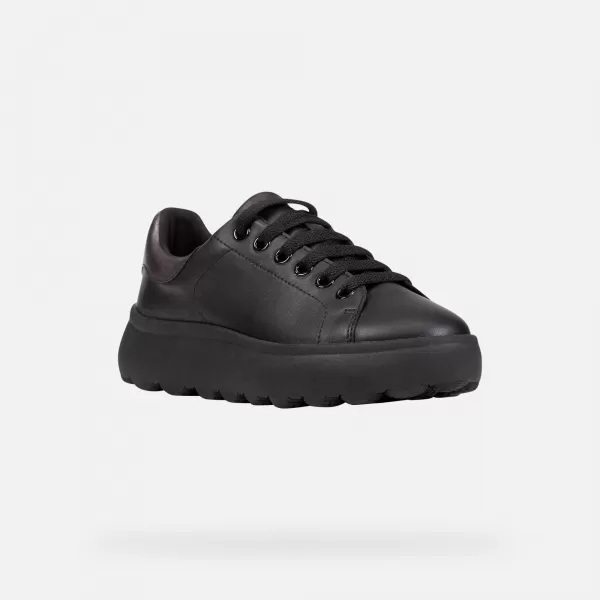  Damen-Sneaker GEOX SPHERICA EC4.1 G000584 SCHWARZ 