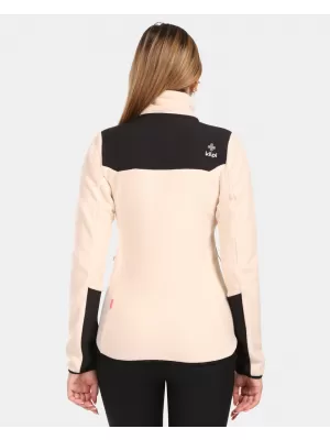 Fleece-Sweatshirt für Damen KILPI KAJAANI-W ZL0209KI BEIGE