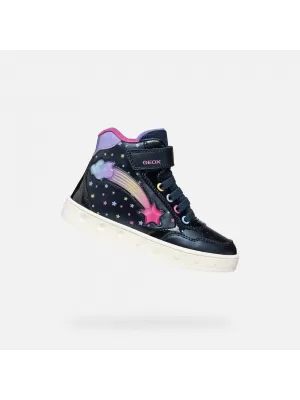 Mädchen-Sneaker GEOX SKYLIN J568WB0PVKCC4243 DUNKELBLAU