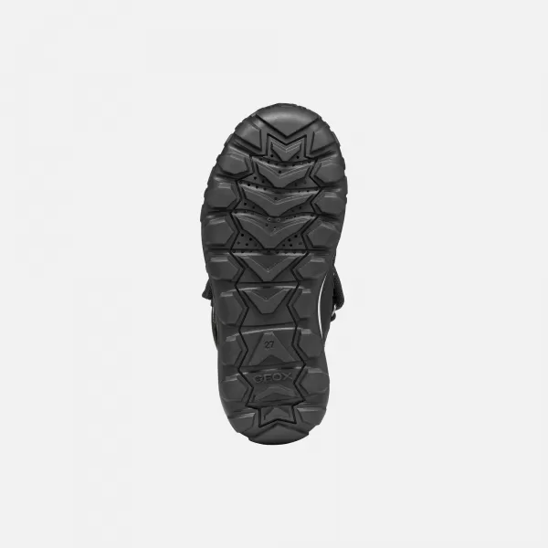  Stiefeletten für Jungen GEOX TREKKYUP ABX J56MBB050FUC9999 SCHWARZ 