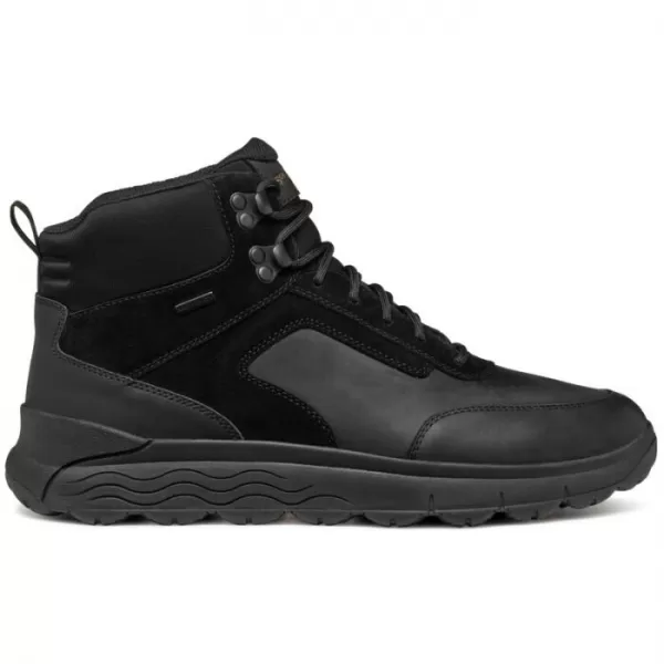 Herren-Stiefeletten GEOX SPHERICA 4X4 ABX G006731 SCHWARZ 