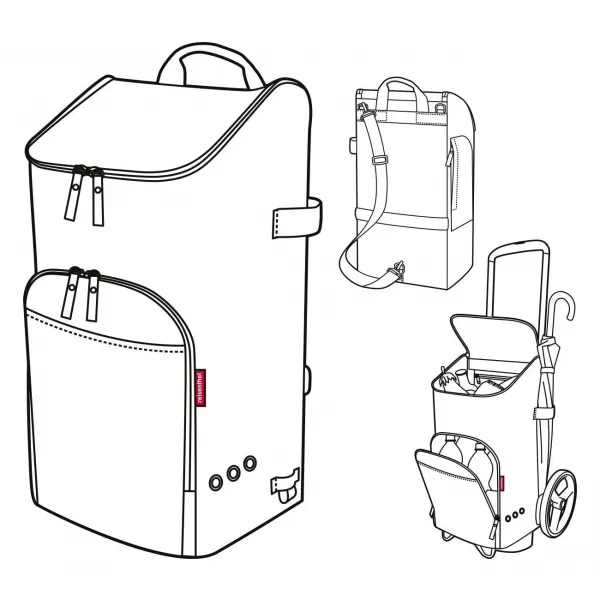  Tasche REISENTHEL CITYCRUISER BAG TWIST SILBER 