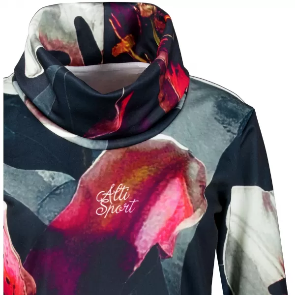  Erweitertes Premium-Sweatshirt für Damen ALTISPORT VOJ/ALW117MI06 LILIENDUNKEL 