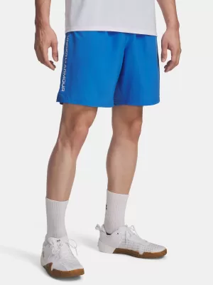 Herrenshorts UNDER ARMOUR UA TECH WOVEN WORDMARK SHORT 1383356-402 BLAU