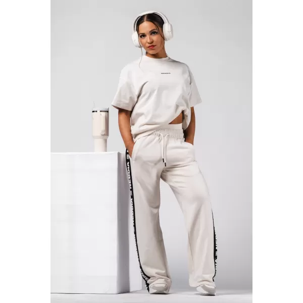  Übergroßes T-Shirt RESET 491 CREAM Nebbia 
